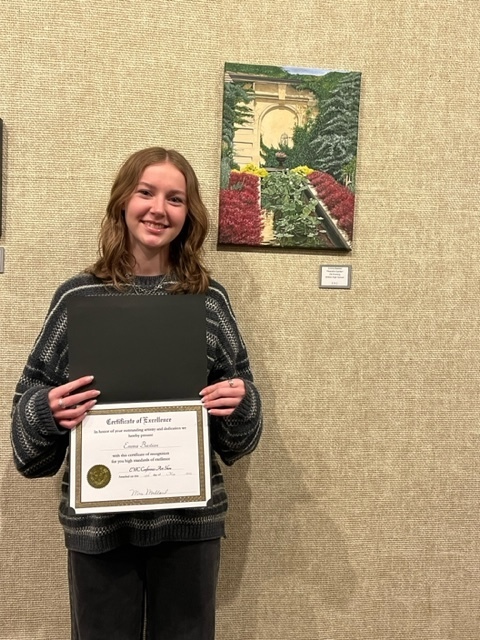 Some Brillion High School Art Students are participating in the Eastern Wisconsin Conference Art Show this week at the Rahr West Art Museum. The exhibit will be open April 23 - 30th, 2023.