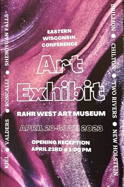 Some Brillion High School Art Students are participating in the Eastern Wisconsin Conference Art Show this week at the Rahr West Art Museum. The exhibit will be open April 23 - 30th, 2023.