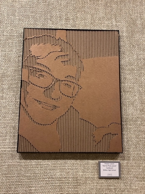 Some Brillion High School Art Students are participating in the Eastern Wisconsin Conference Art Show this week at the Rahr West Art Museum. The exhibit will be open April 23 - 30th, 2023.